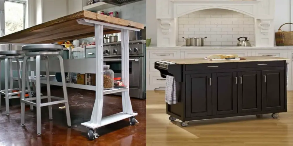 kitchen island on wheels