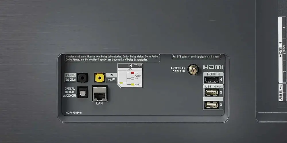 lg tv rear connection