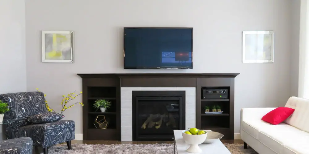 living room TV VESA mount