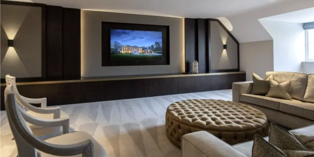 modern tv media room rightmove