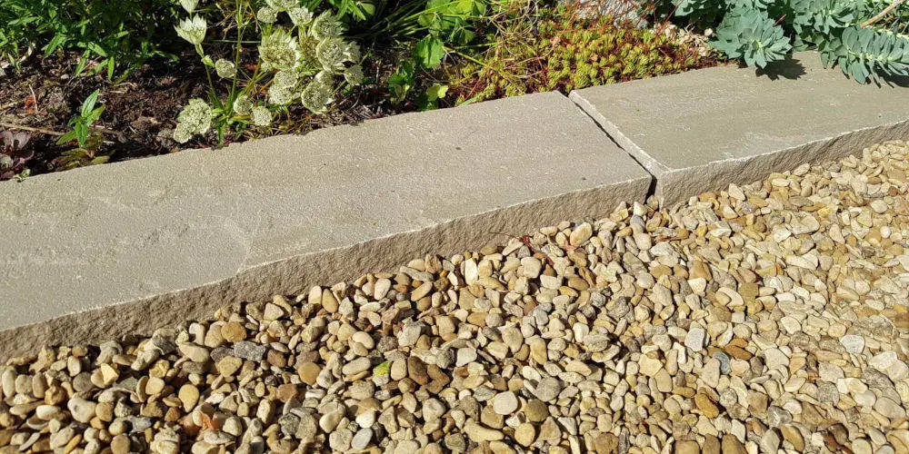 pebble garden edging Westminster Stone Company Limited