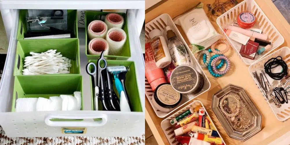 pound shop bathroom storage hacks