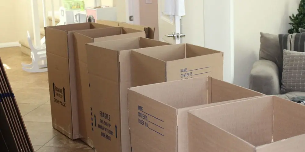 preparing to move house