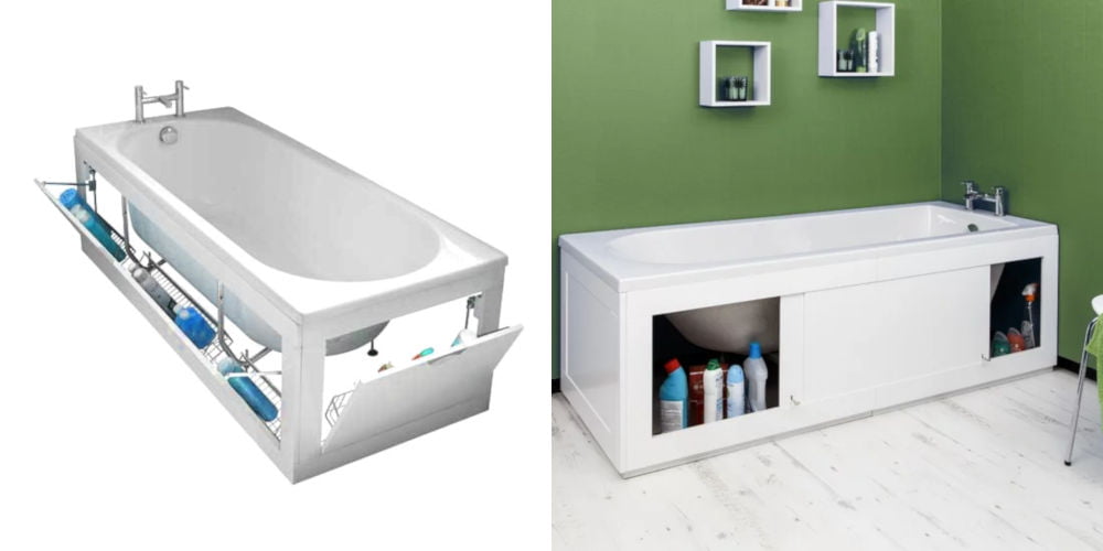 pull out secret bath panel