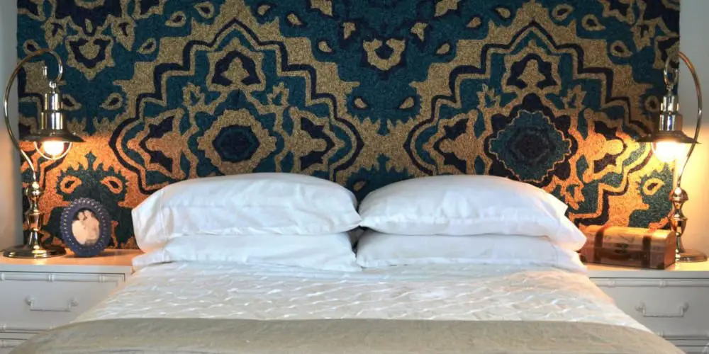 rug headboard