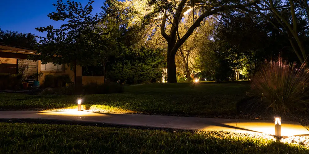 smart garden lighting