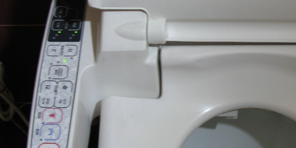smart toilet controls