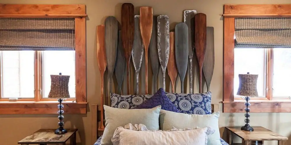 wooden oars